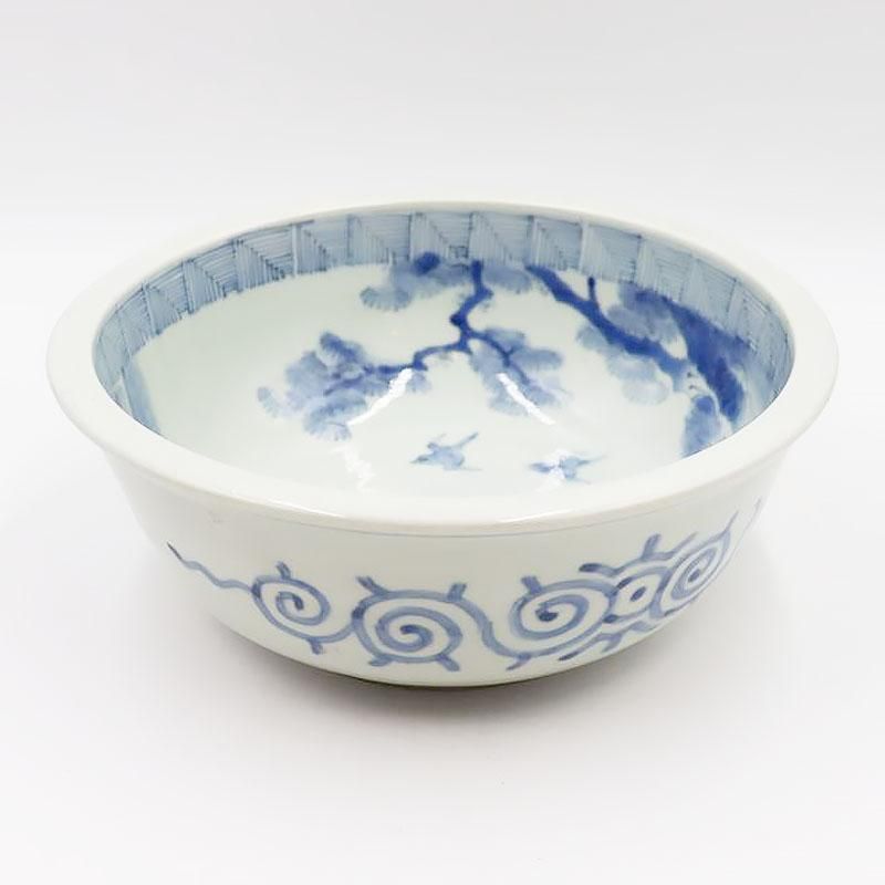 希少染付大鉢｜藍の美味しさ｜アンティーク