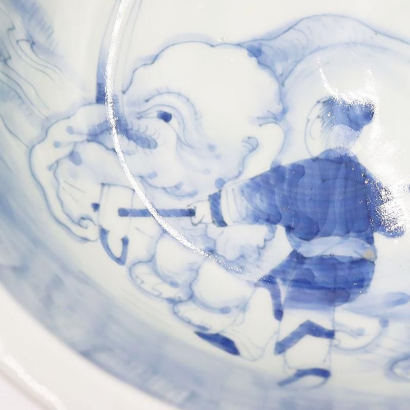 希少染付大鉢｜藍の美味しさ｜アンティーク