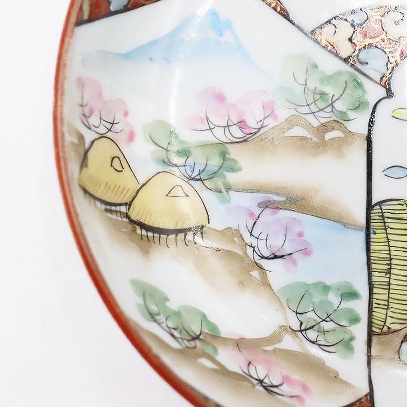 手描き 九谷焼 取り皿 かわいい 縁起物 古美術 和食器 大正 恵比須