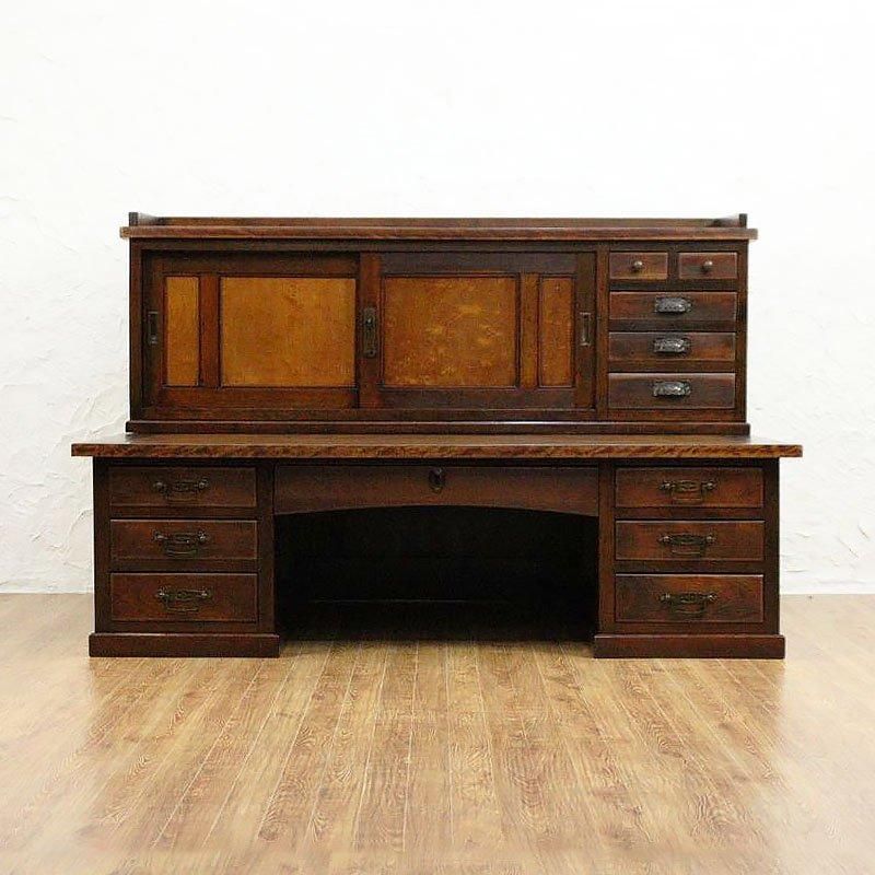 ヴィンテージ デスク 文机 昭和 昭和レトロ】書斎机 文机【家具】 昭和