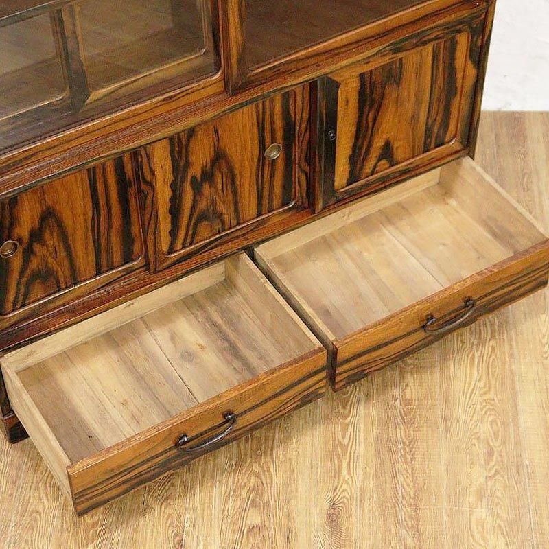 茶箪笥 日本製 黒柿 大正昭和レトロ 民芸