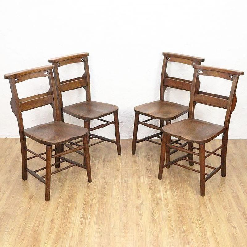 チャーチチェア ウッドチェア ブナ ホワイトアッシュ 42cm幅