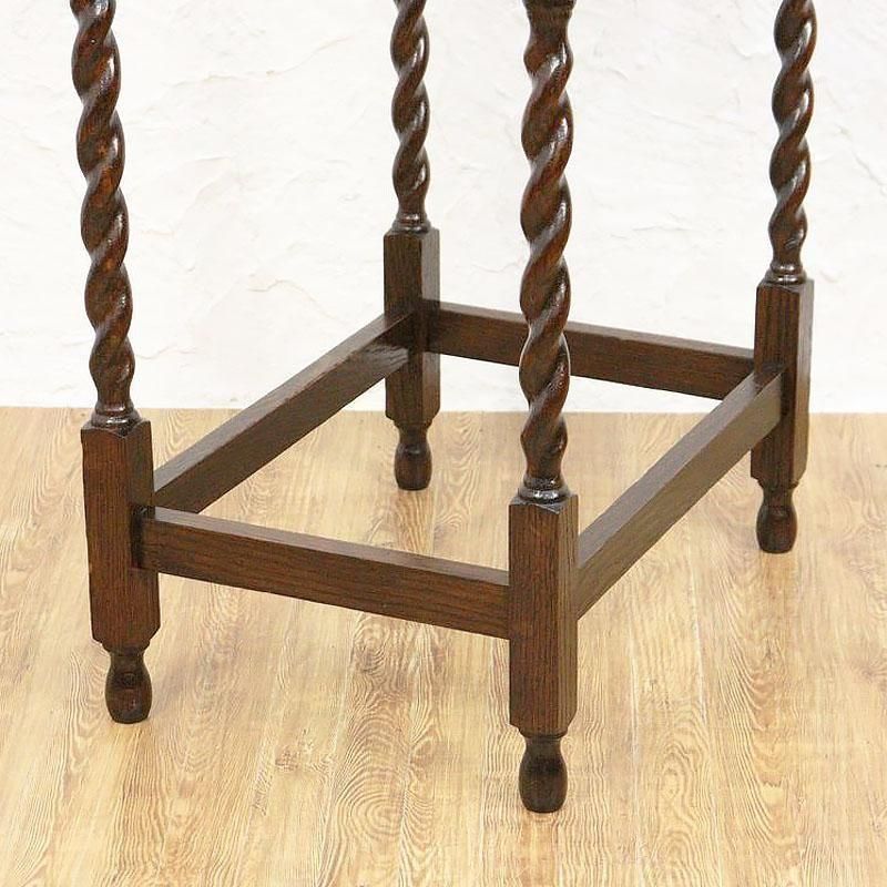 サイドテーブル イギリス製 ツイストレッグ 1920-50年頃