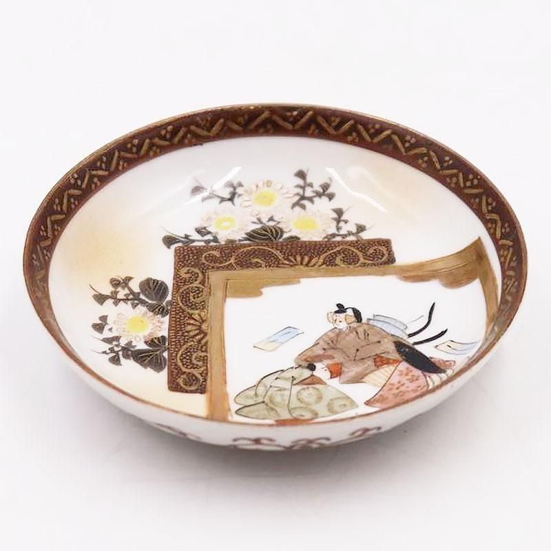 古九谷 色絵 花鳥文 長皿 骨董 希少 アンティーク 手描き 古九谷 色絵