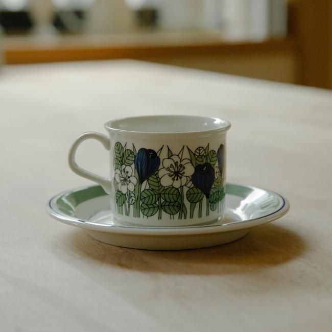 Arabia Krokus coffee cup saucer / アラビア クロッカス コーヒー