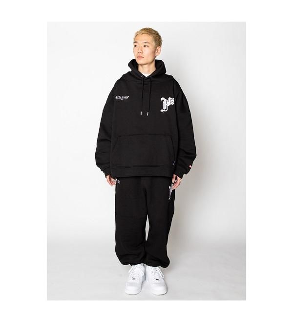 APPLEBUM】“APPLEBUM × CRSB raidback fabric” OVERSIZE SWEAT PARKA