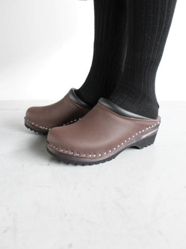 TROENTORP サボ (Plain Toe / Nubuck Brown)