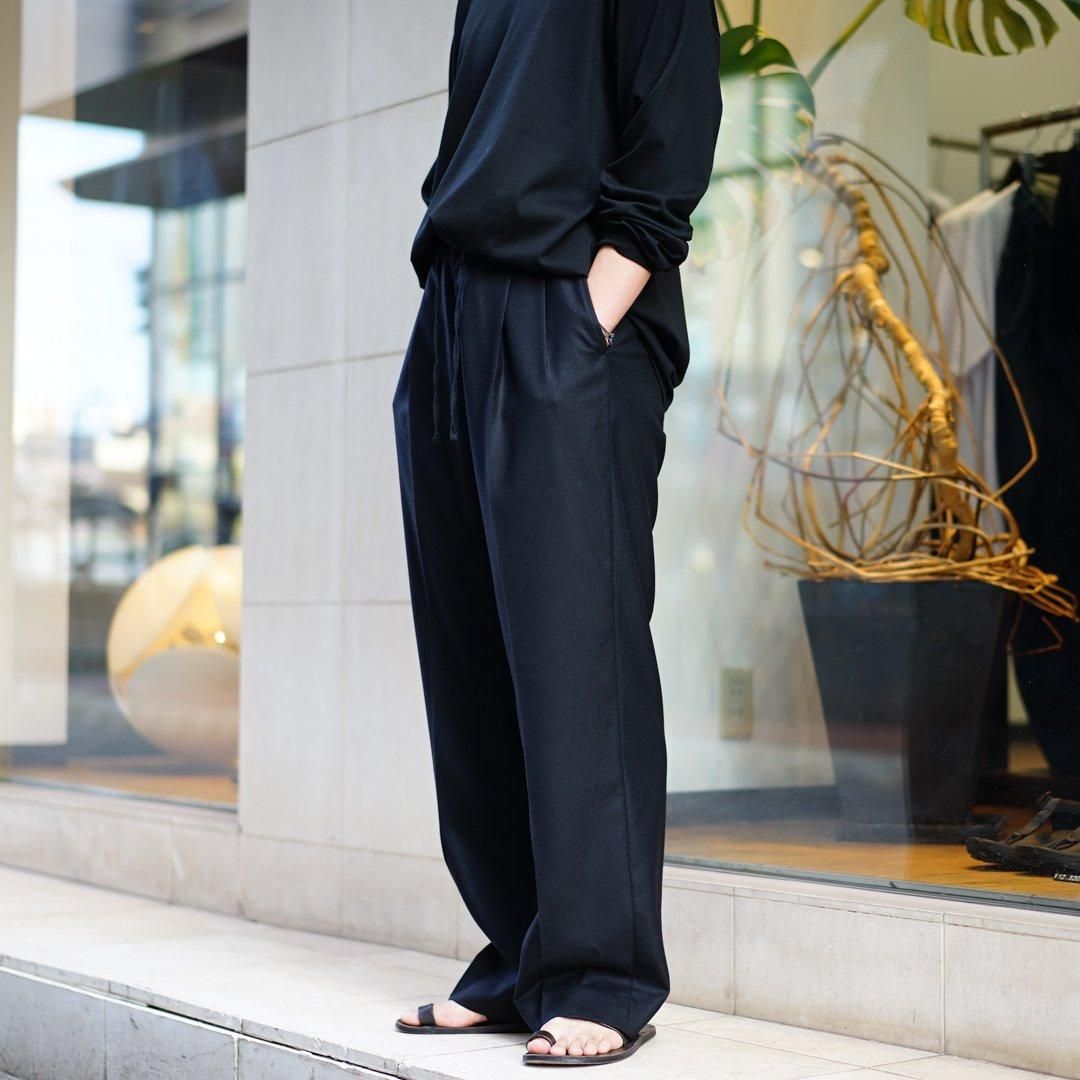 AURALEE (オーラリー)Super Light Wool Slacks(A24AP02OS)/Black