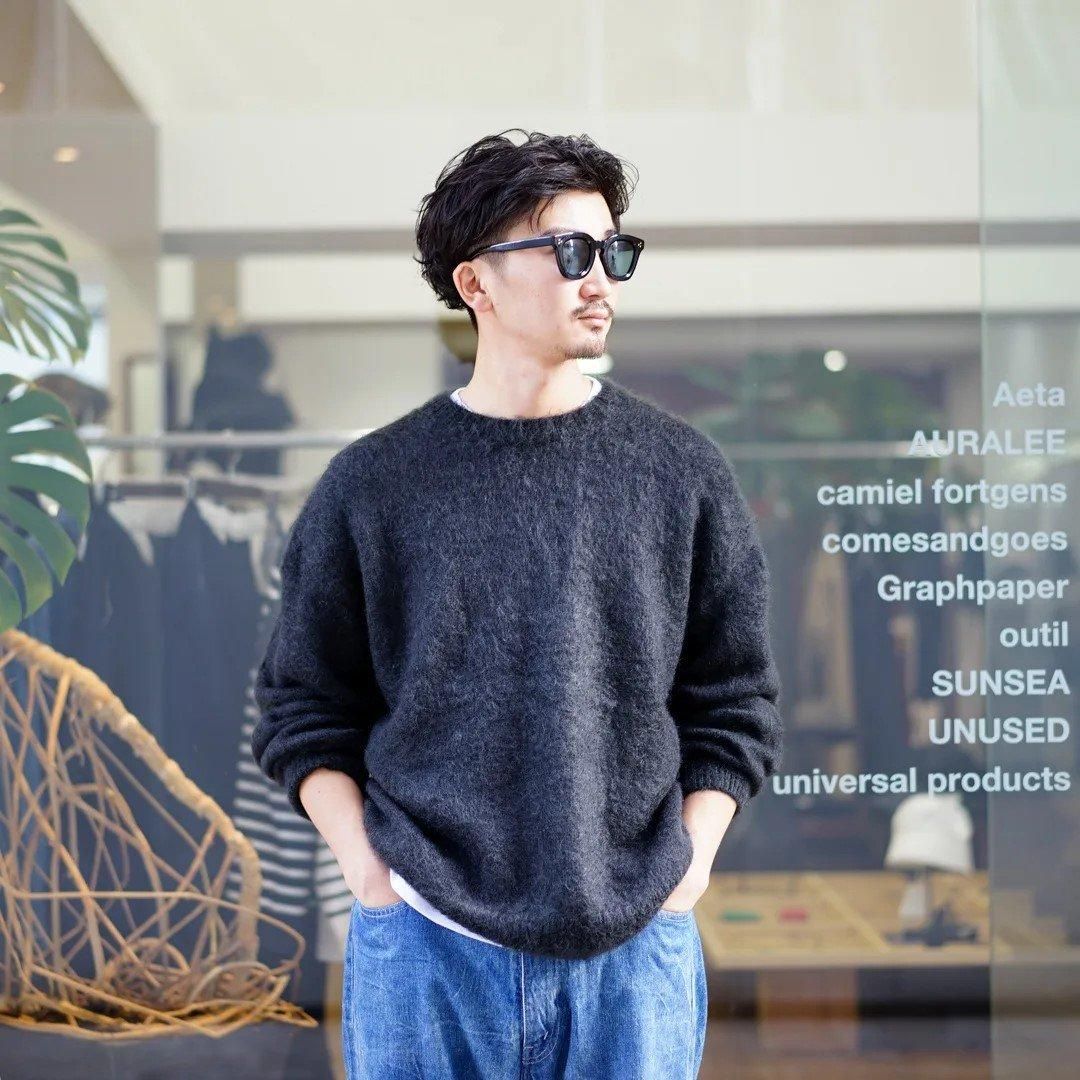 AURALEE (オーラリー)Brushed Super Kid Mohair Knit P/O(A24AP03KM