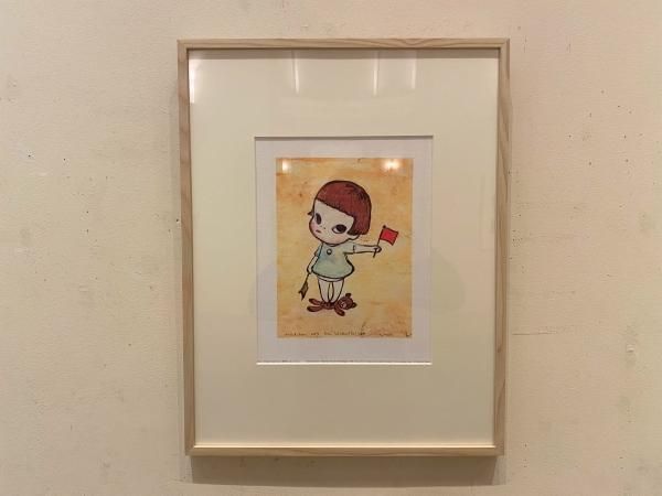 手旗信号少女 |奈良美智,yoshitomo naraを買う｜現代アート販売(通販