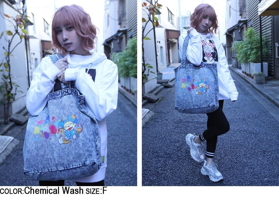 ニャンちゅう デニムトートバッグ（男女兼用）