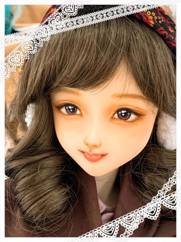 カスタムドールヘッド オビツ60HD-F01 雪星蒼空 - ブライス