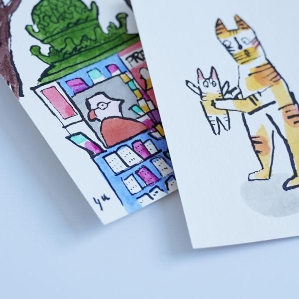 柚木沙弥郎／手彩色絵