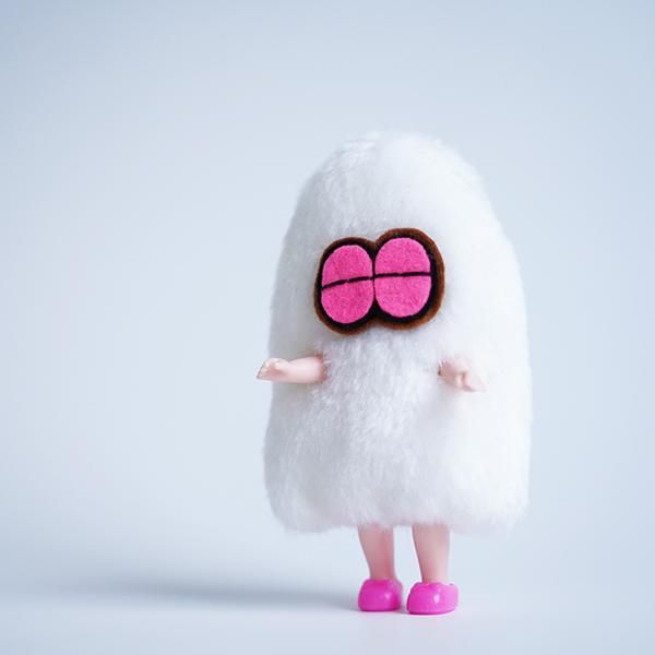 Peloqoon/リトルモンスター・ホワイト(ピンク目)