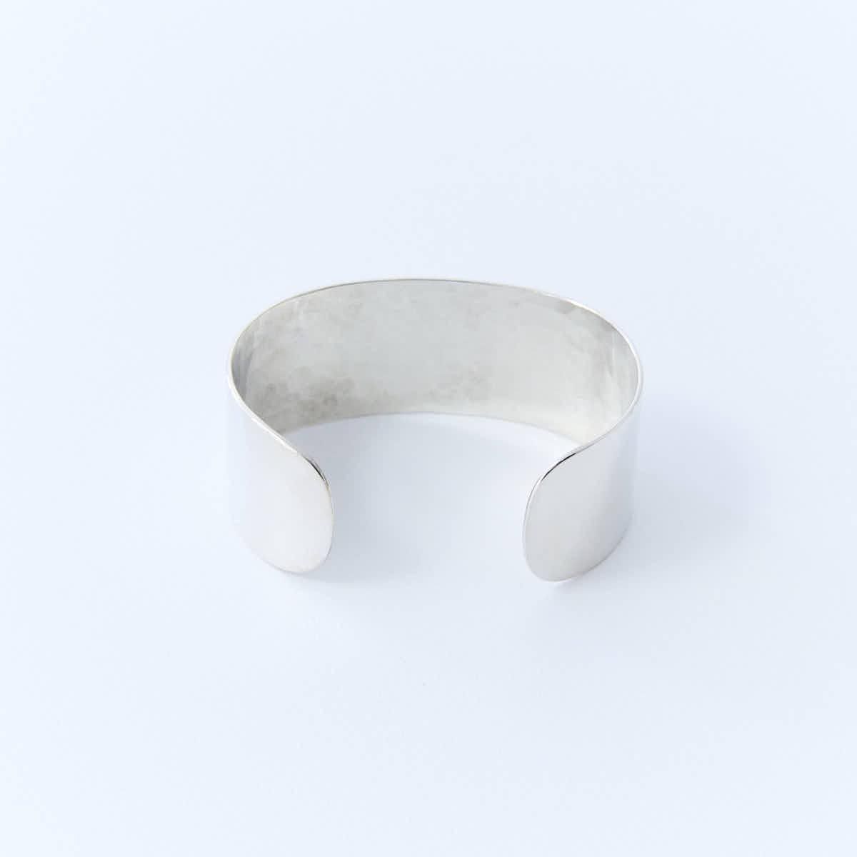 YAECA / シルバーバングル(2.5cm)- dieci｜online shop