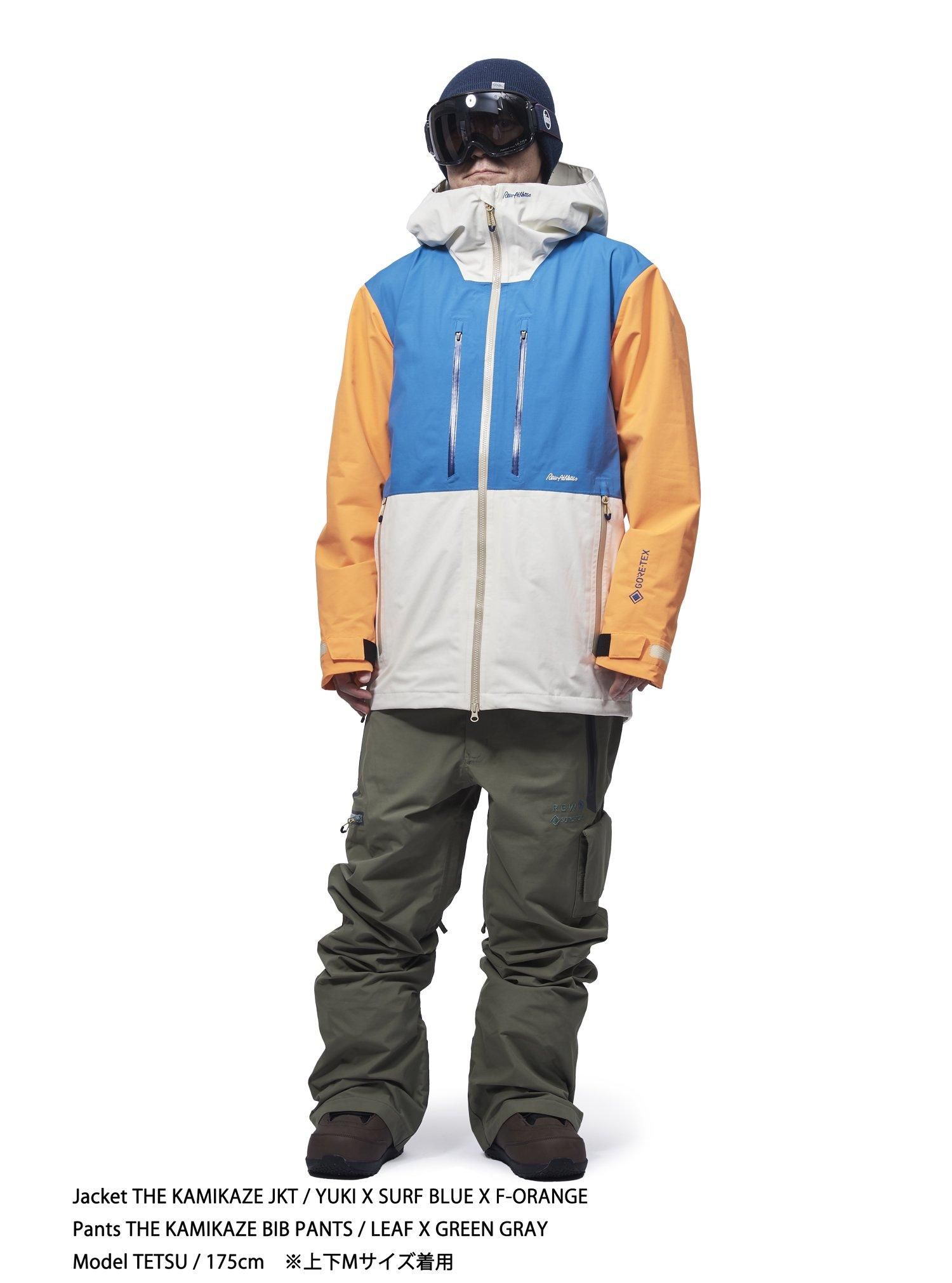 r KAMIKAZE JKT 27 [ GORE-TEX 2L ] YUKI x SURF BLUE x F-ORANGE 展示
