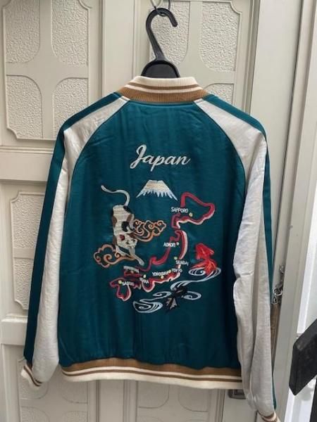 HOUSTONウーマン スーベニアジャケット | 猫柄刺繍 | 送料無料