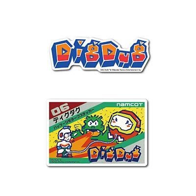 ナムコレジェンダリーシリーズ ステッカー ディグダグ/Aセット（2枚組