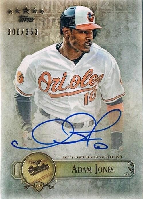 TOPPS 2013 FIVE STAR Adam Jones 直筆サイン 【353枚限定】 新宿店