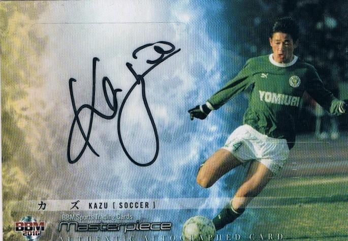 2016 BBM MASTERPIECE 直筆サインカード カズ(三浦知良) 【89枚限定