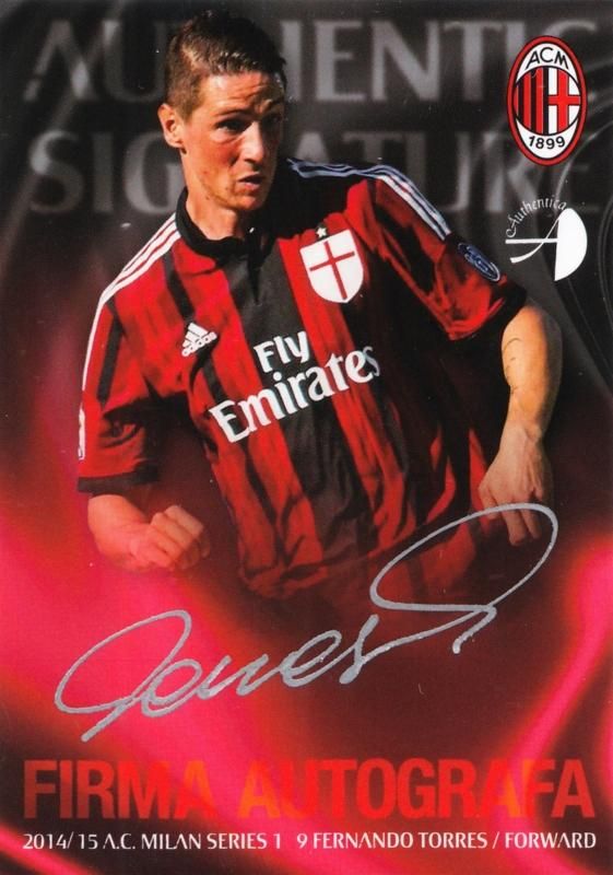 フロンティアACミラン フェルナンド・トーレス 直筆サイン【30枚限定