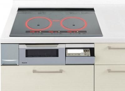 パナソニック製（Panasonic）LESW373SK 3口IH 鉄・ステンレス対応 ▽IH