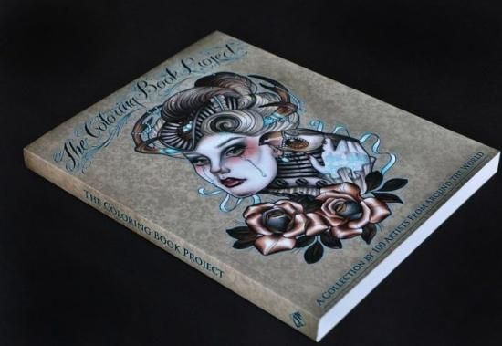 カラーリングブックプロジェクト 塗り絵 デザイン本 - タトゥー用品