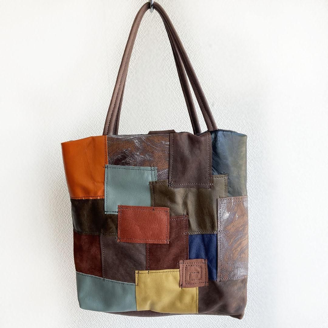 創作パッチワークトートバッグ Ardhi アルディ - マメチコ Fashion and