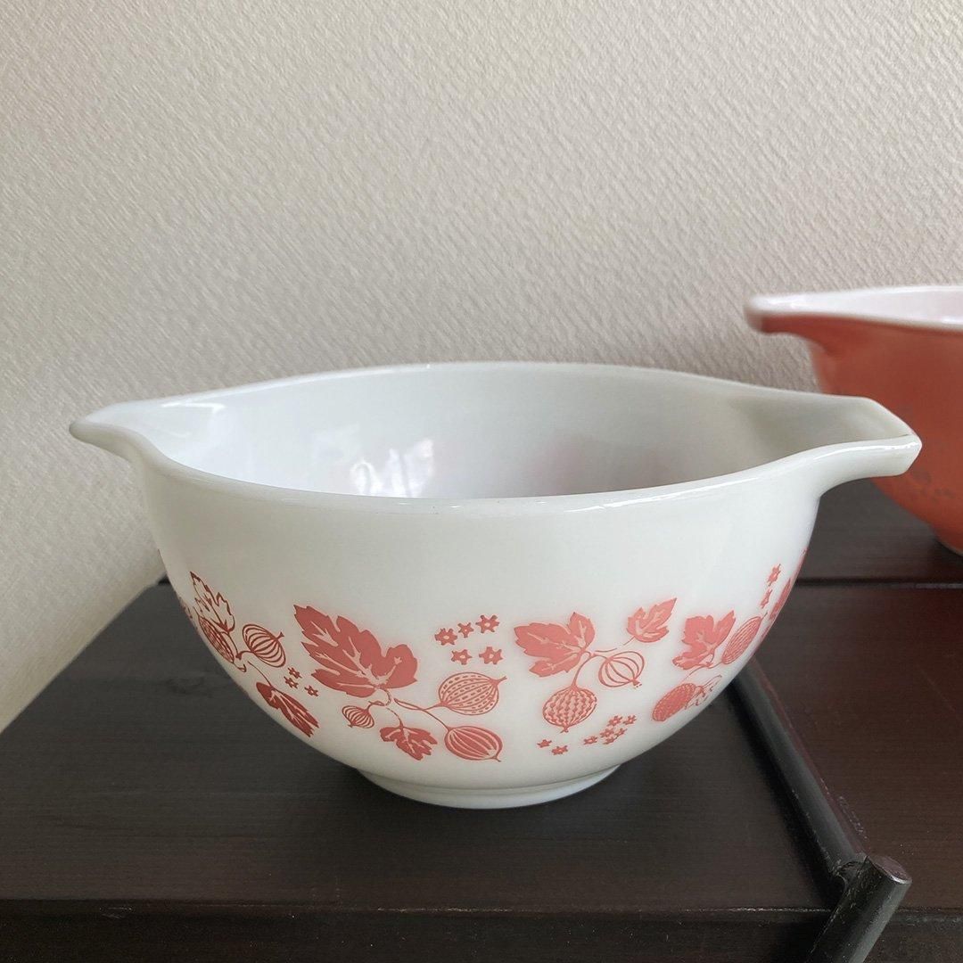 シンデレラミキシングボウル グースベリー ピンク Sサイズ 1950～1960