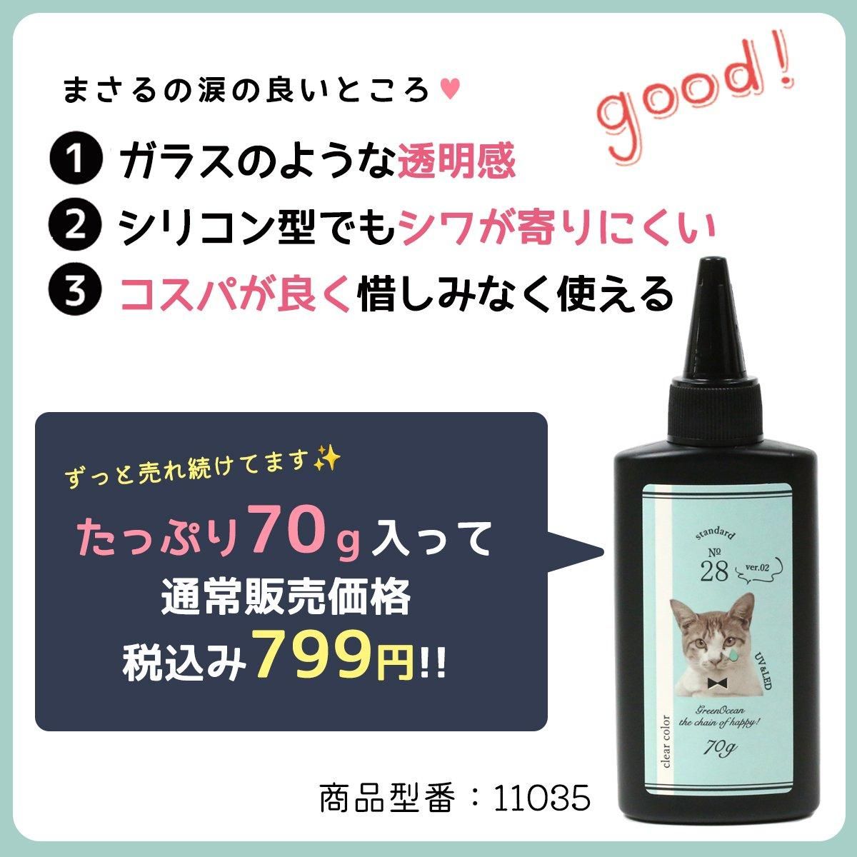 フィニッシュプログロッシーがオマケ♪ レジン液お試しセット - 手作り