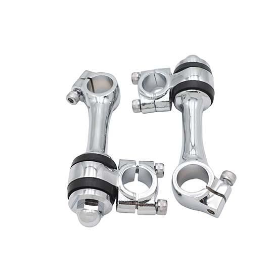 V-TWIN スプリンガー用 ドッグボーンライザー クローム フランダース