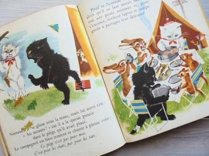 POUF et Noiraud Campeurs ：ピエール・プロブスト - 外国の古くて