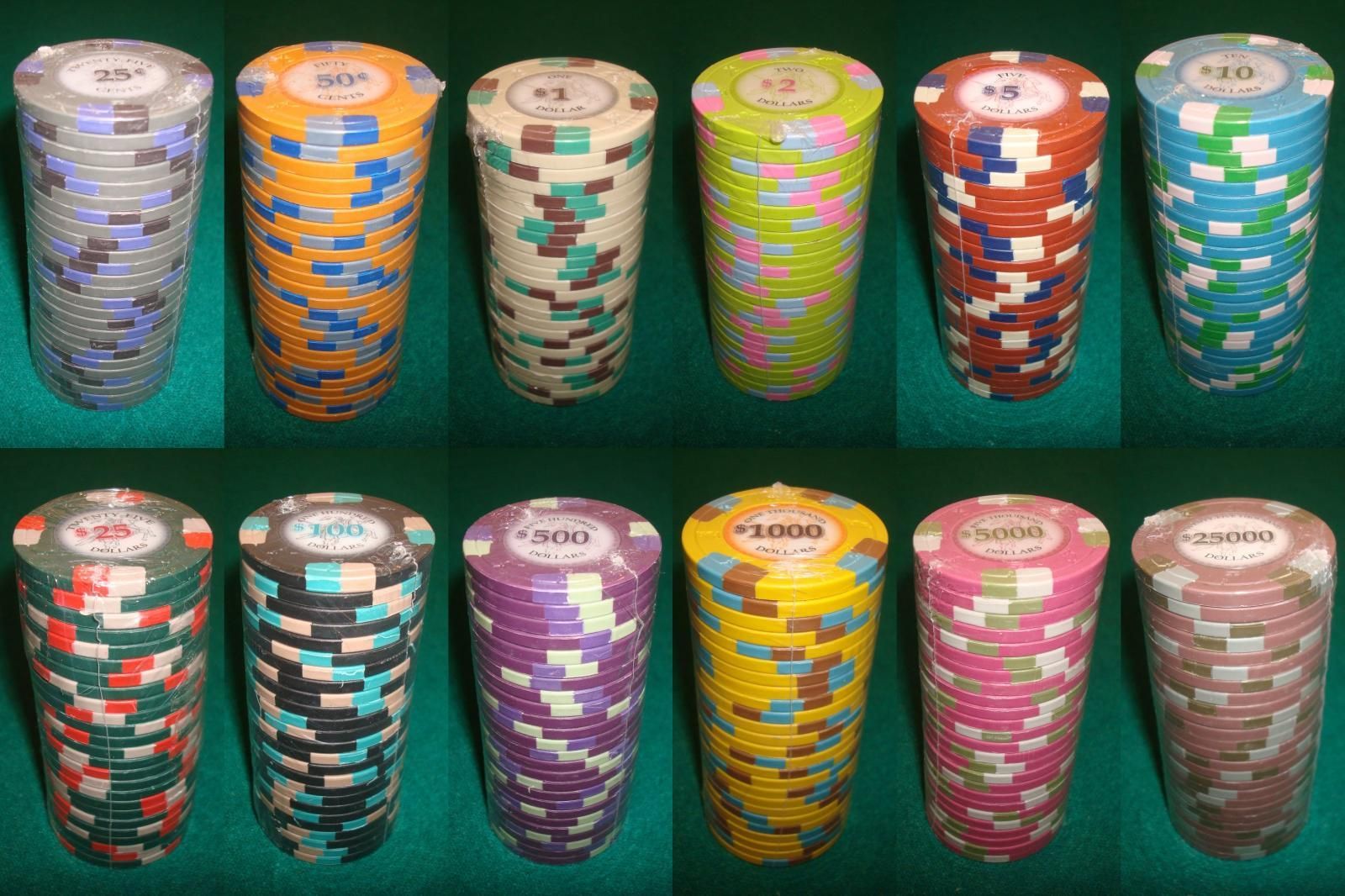 ロイヤルナイト チップ各種 同色25枚 - カジノ、ポーカー用品専門