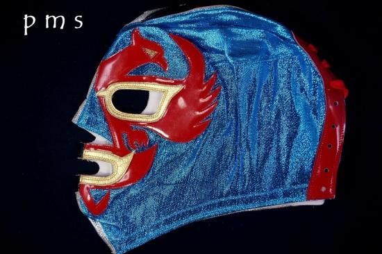 ドスカラス試合用マスク(マスカラスハーフ) - PMS(Prowrestling Masks