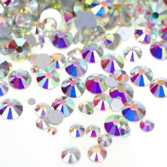 ガラス製ラインストーン オーロラクリスタル【197円】スワロフスキー