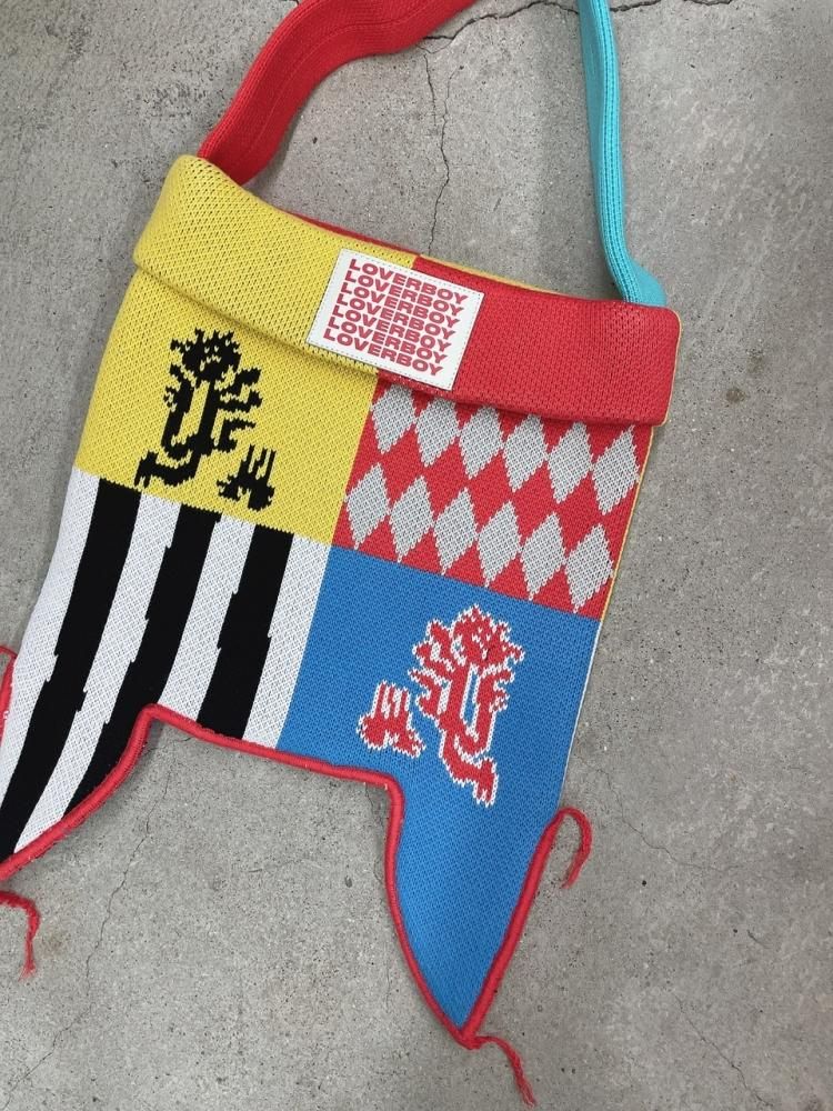 CHARLES JEFFREY LOVERBOY タータンチェック ロープバッグ CHARLES