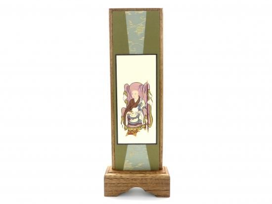 仏壇額 うすずみ掛軸 臨済宗妙心寺派（無相大師・花園法皇）