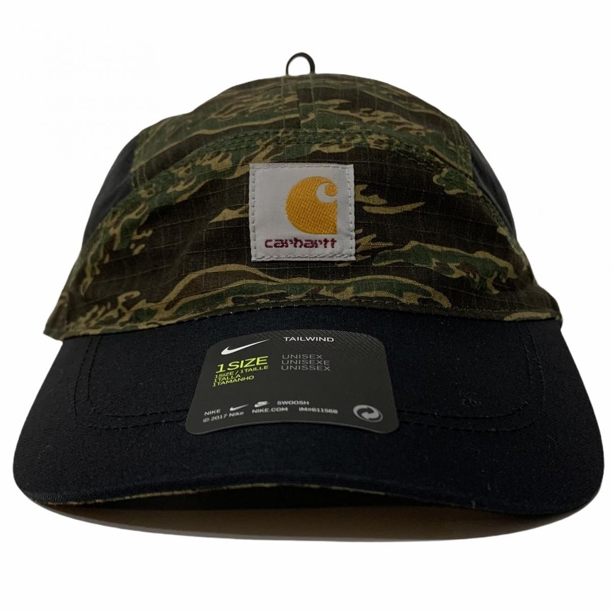 新品 18AW Carhartt × NIKE U NRG TAILWIND CAP 迷彩 カーハート