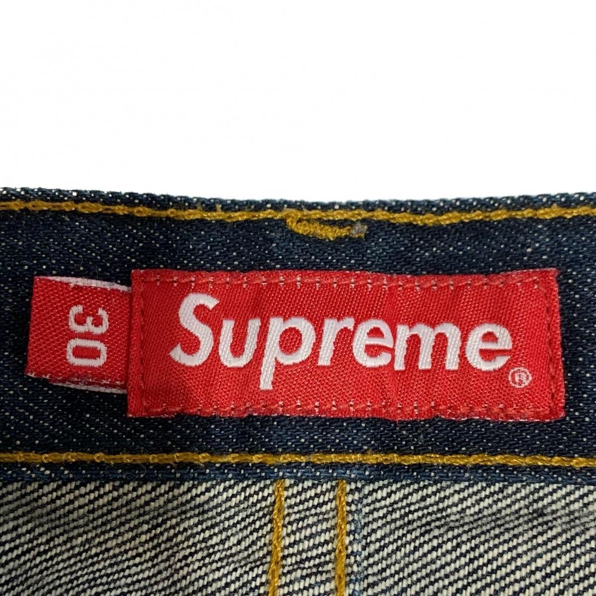 USA製 SUPREME Rigid Slim Jean 濃紺 30 シュプリーム リジッドスリム