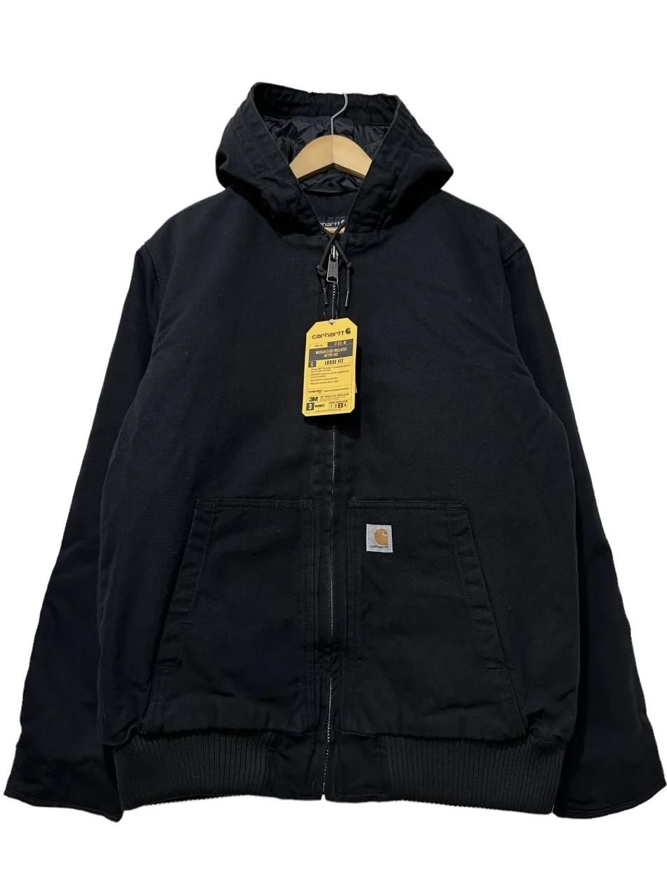 新品 Carhartt Washed Duck Insulated Active Jacket (Black) M