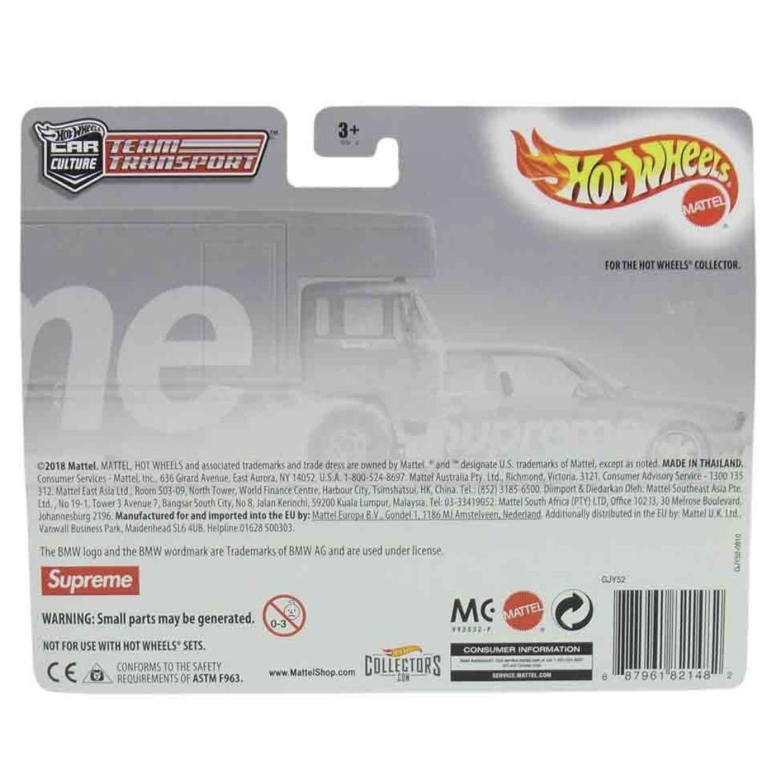 新品 19SS SUPREME × Hot Wheels Fleet Flyer 92 BMW M3 赤