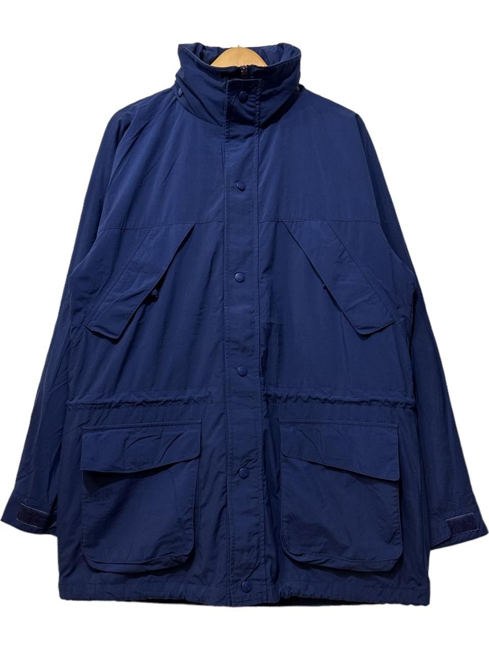 80~90s Eddie Bauer Nylon Mountain Parka 紺 M エディーバウアー