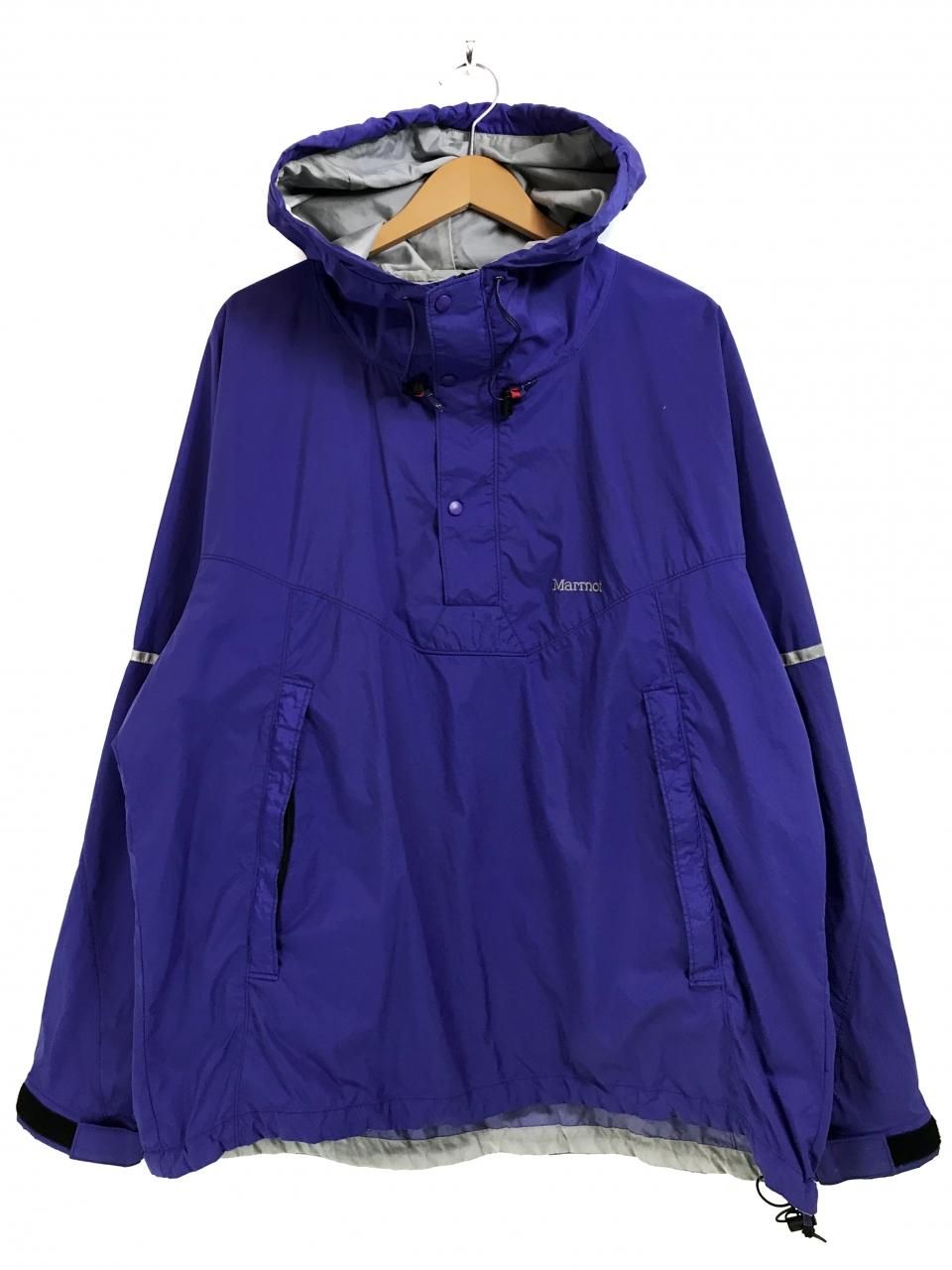 90s Marmot MemBrain Nylon Anorak Parka 紫 L マーモット メンブレン