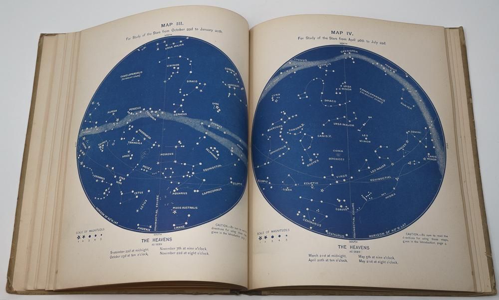 洋書◇1910年 星の図鑑 星座 STARS 天文書 イギリス 古書 【公式通販】