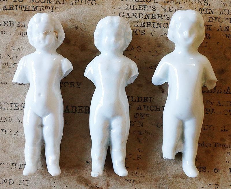 フローズン・シャーロット（3体セット）f／ドイツ製1890年頃 - Guignol