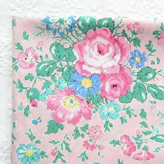 輸入リバティ オーガニックタナローン エレンローズ ピンク Liberty