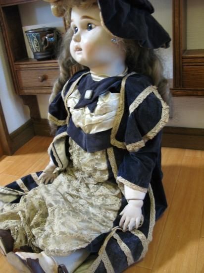 即納！リプロ ビスクドール 大きなフランス人形 77㎝ コレクターズ