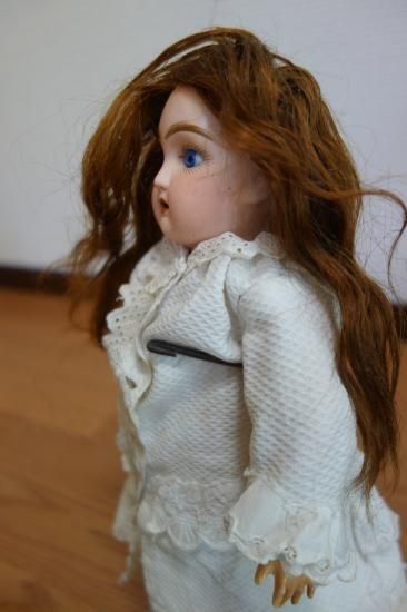 値下げ！14.3→9.8万円！即納！アンティーク ビスクドール 36cm Pintel