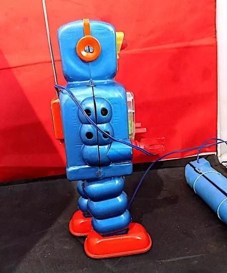 即納！激レア！ 完動品 吉屋 HIGH-WHEEL ROBOT 電動リモコン ブリキ