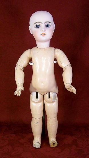 即納！ アンティーク ビスクドール BEBE Jumeau ジュモー 8号49cm